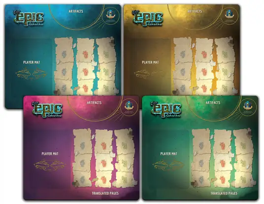 Tiny Epic: Cthulhu - Player Mats (4) (EN)