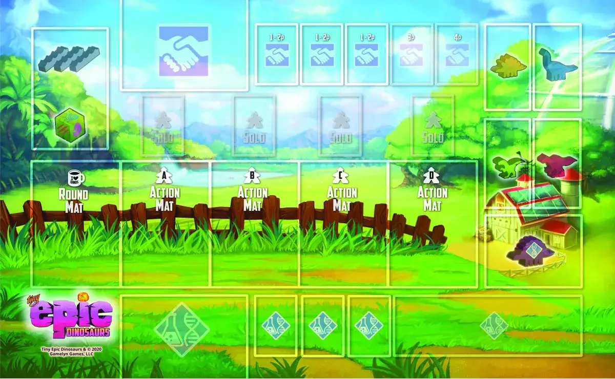Tiny Epic: Dinosaurs - Game Mat (EN)