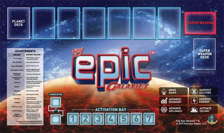 Tiny Epic: Galaxies - Game Mat (EN)