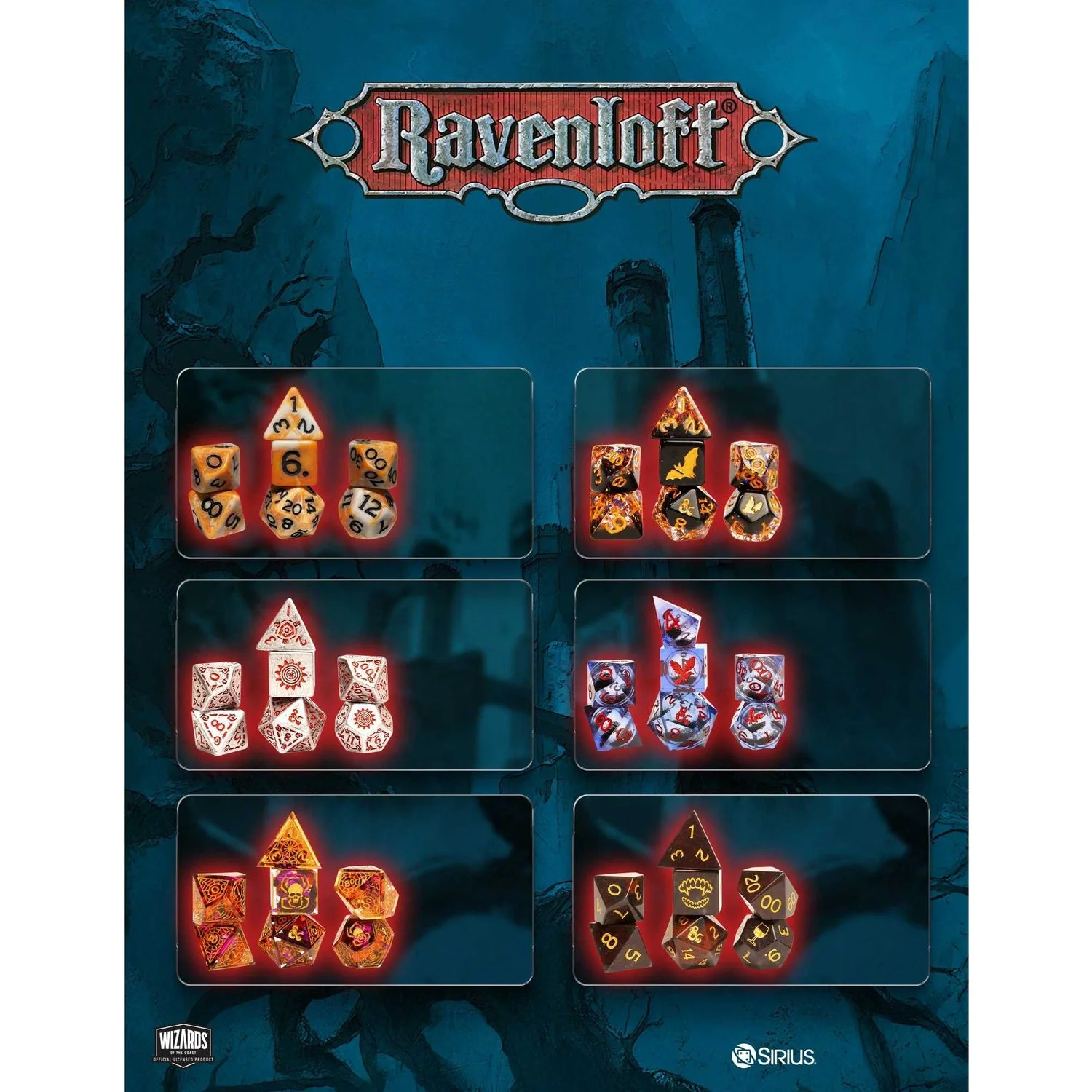 Blind Box: RPG Dice Set - Dungeons & Dragons - Castle Ravenloft - Image 3