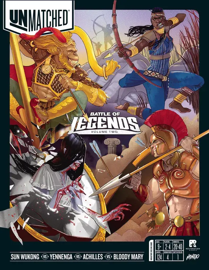 Unmatched: Battle of Legends - Vol. 2 - Achilles - Yennenga - Sun Wukong - Bloody Mary (EN)