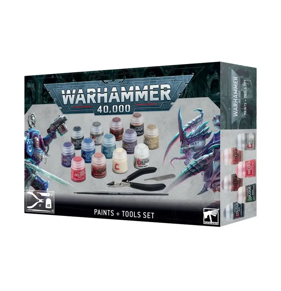 Paints & Tools Set: Warhammer 40k (EN)