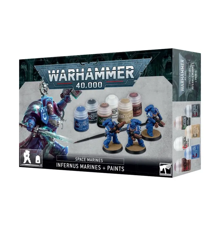 Warhammer 40k: Space Marines - Infernurs Marines & Paints (EN)