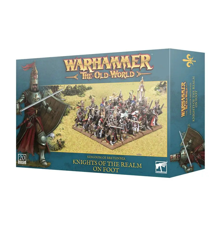 Warhammer Old World: Kingdom of Bretonnia - Knights of the Realm on Foot