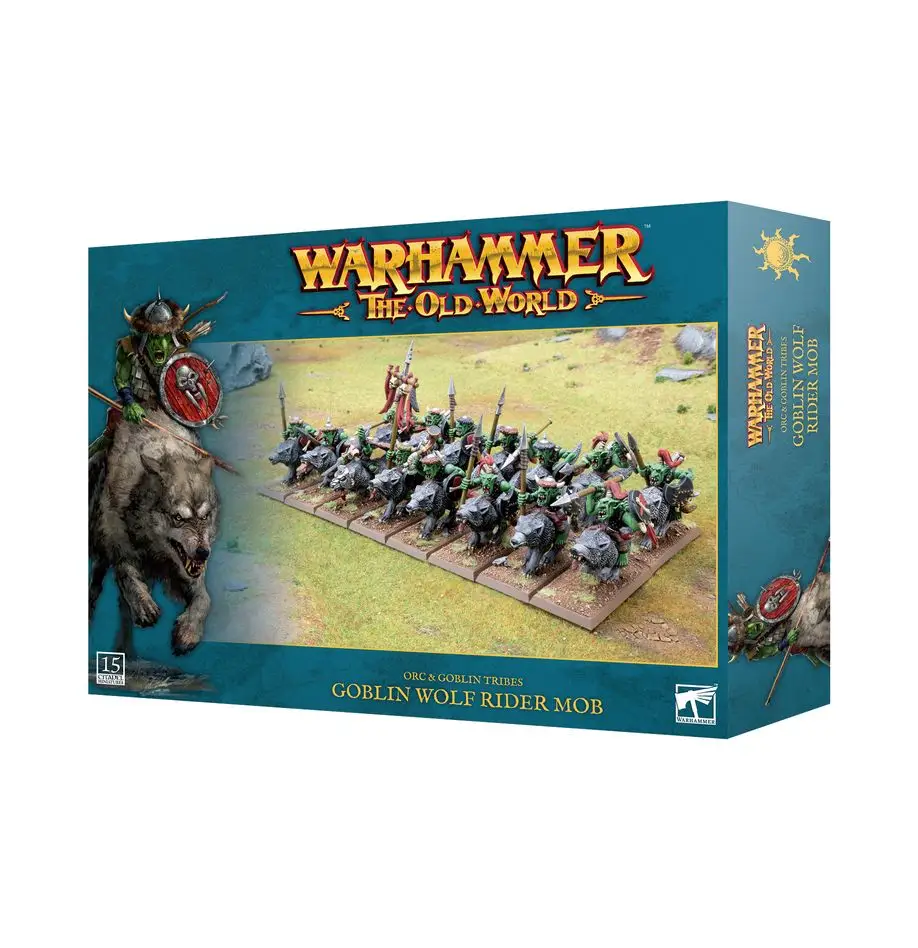 Warhammer Old World: Orc & Goblin Tribes - Goblin Wolf Rider Mob