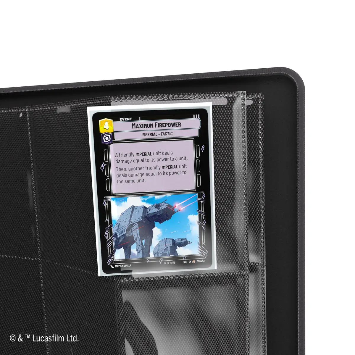 Zip-Up Album: Star Wars Unlimited - 18-Pocket - Black - Image 10